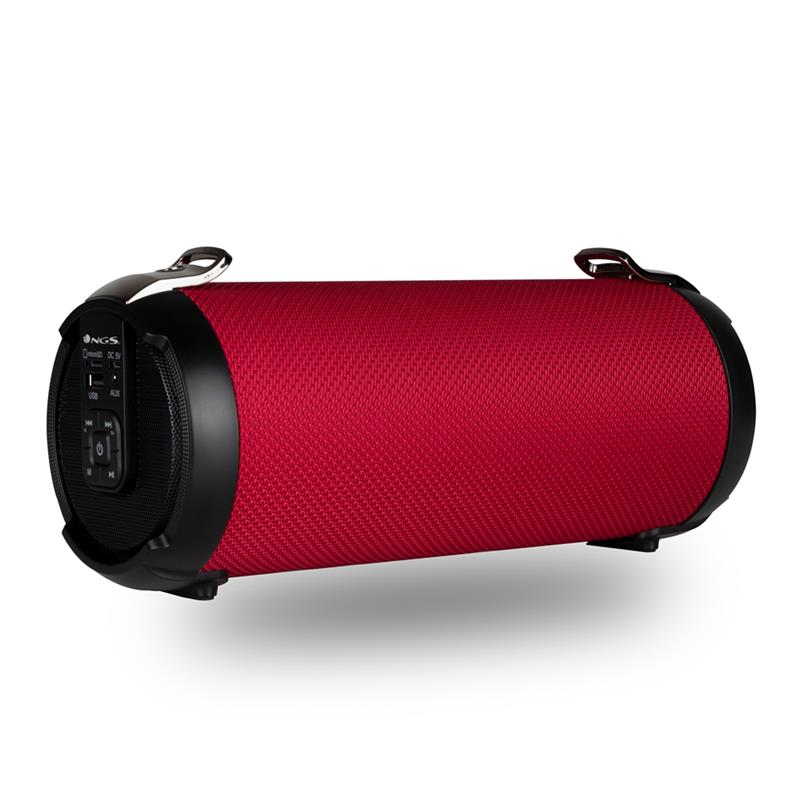 ALTAVOCES NGS ROLLER TEMP BLUETOOTH + USB + MICRO SD 20W PORTABLE RED