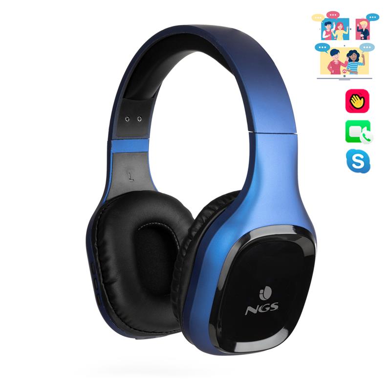 AURICULARES NGS ARTICA SLOTH BLUETOOTH BLUE