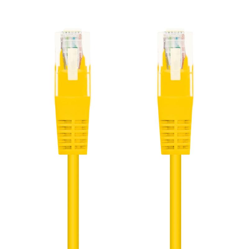 CABLE DE RED CAT.6 UTP 1M NANOCABLE YELLOW