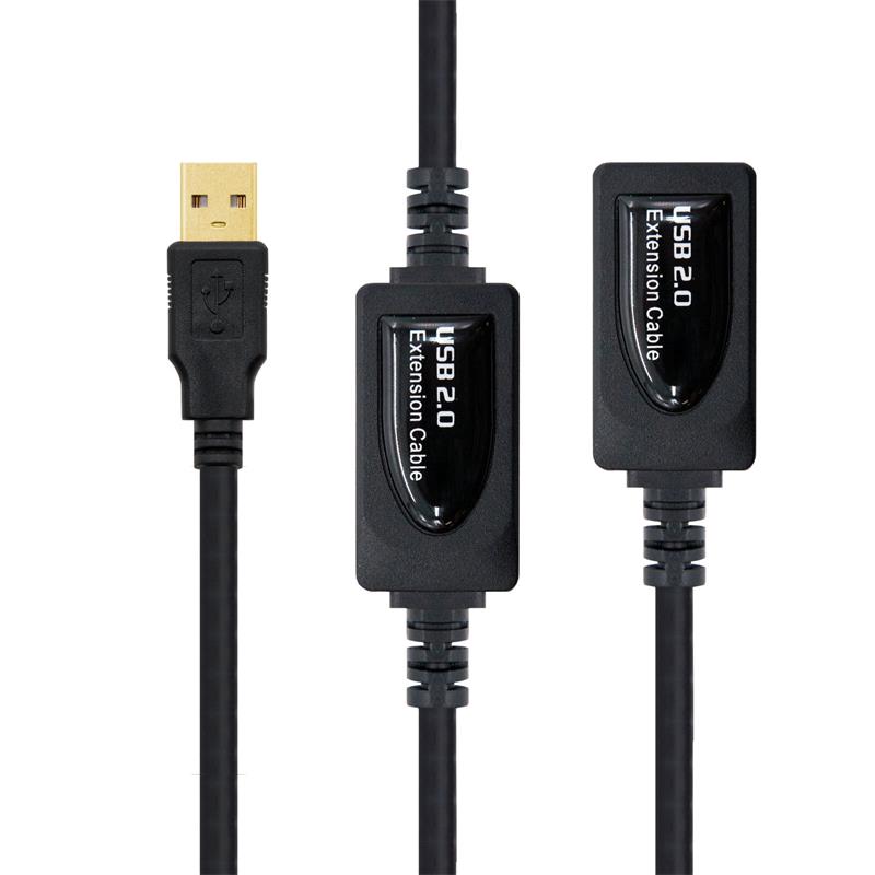 CABLE USB 2.0 PROLONGADOR AMPLIF TIPO AM-AH 15M NANOCABLE