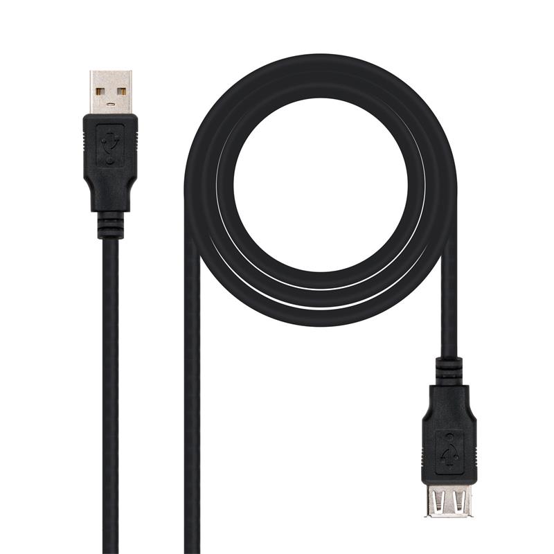 CABLE USB 2.0 TIPO AM-AH 1,8M NANOCABLE