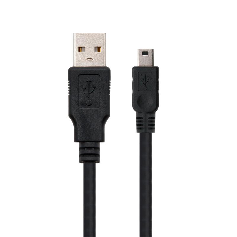 CABLE USB 2.0 TIPO AM-MINI USB 5 PIN M 0,5M NANOCA
