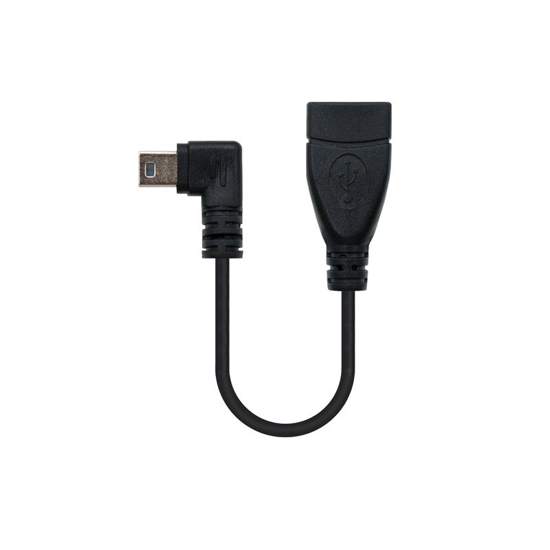 CABLE USB OTG 0.15M MINI USB NANOCABLE