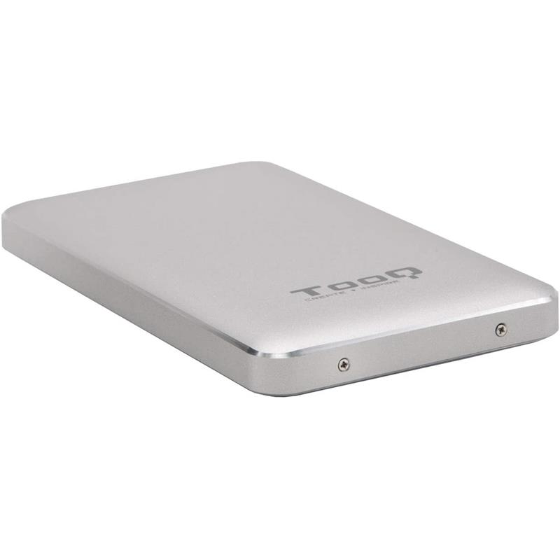 CAJA EXTERNA TOOQ TQE-2531S HDD 2.5 SATA USB 3.1 GEN1 USB-C SILVER