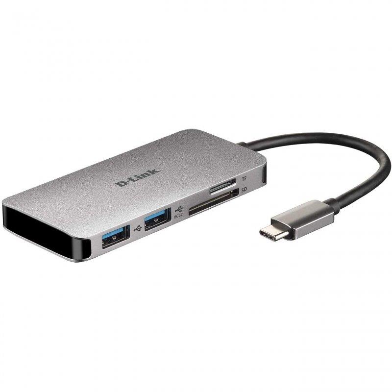 HUB USB D-LINK 6 EN 1 DUB-M610 USB TIPO C