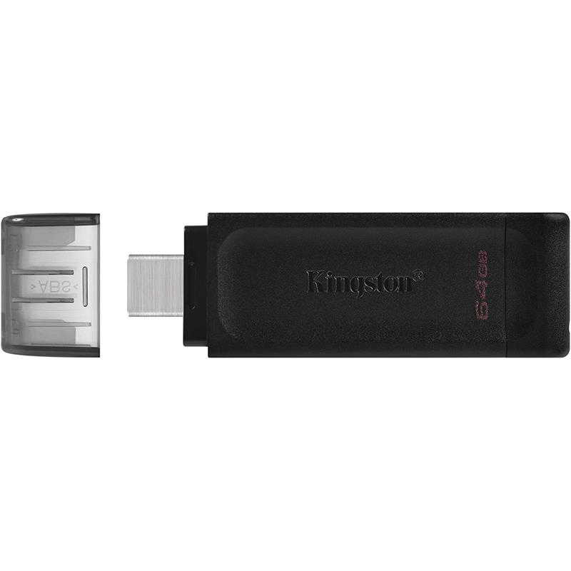 PEN DRIVE 64GB KINGSTON USB-C 3.1 BLACK