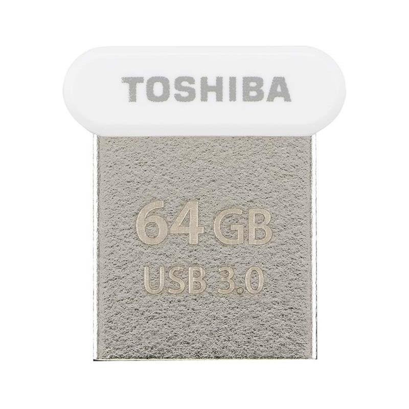 PEN DRIVE 64GB TOSHIBA USB 3.0 U364 ULTRAFIT WHITE