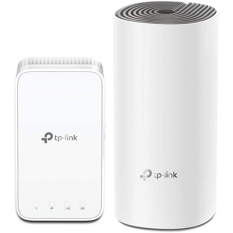 WIRELESS REPEATER TP-LINK AC1200 HOME MESH PACK 2 DECO E3