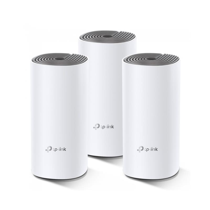 WIRELESS REPEATER TP-LINK AC1200 HOME MESH PACK 3 DECO E4