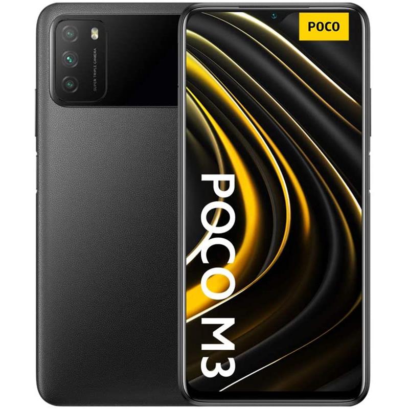 SMARTPHONE XIAOMI POCO M3 6.53 FHD OCTA 4GB/64G/48MP/NFC/4G BLACK