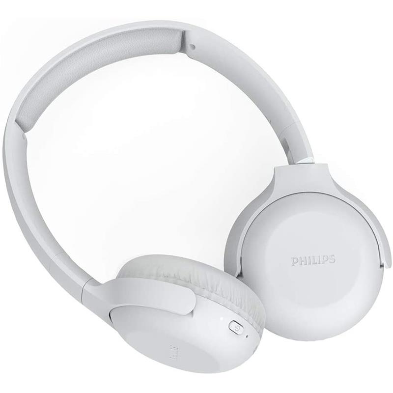 AURICULARES + MICROFONO PHILIPS TAUH202 BLUETOOTH WHITE