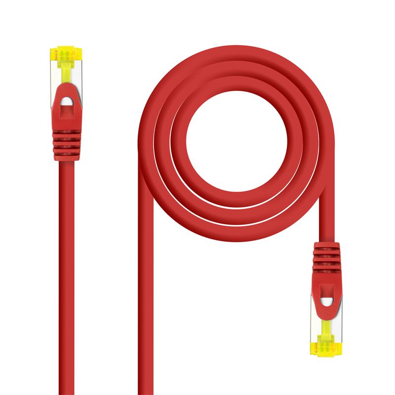 CABLE DE RED CAT.6A SFTP 1M NANOCABLE RED