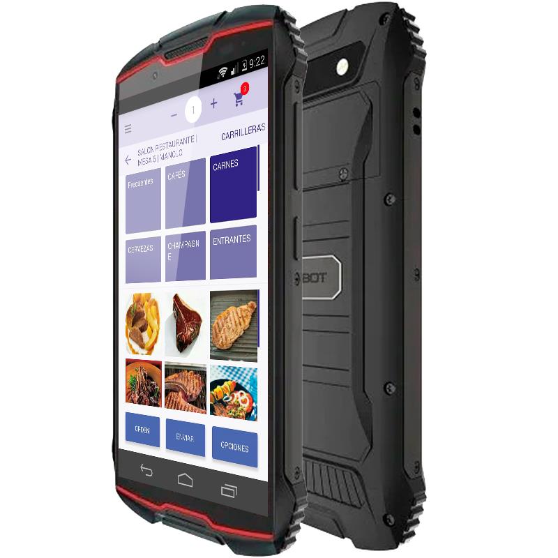COMANDERO PDA SMARTPHONE CUBOT KING KONG MINI 4 3GB/32GB/4G/IP68/RUGER/RED