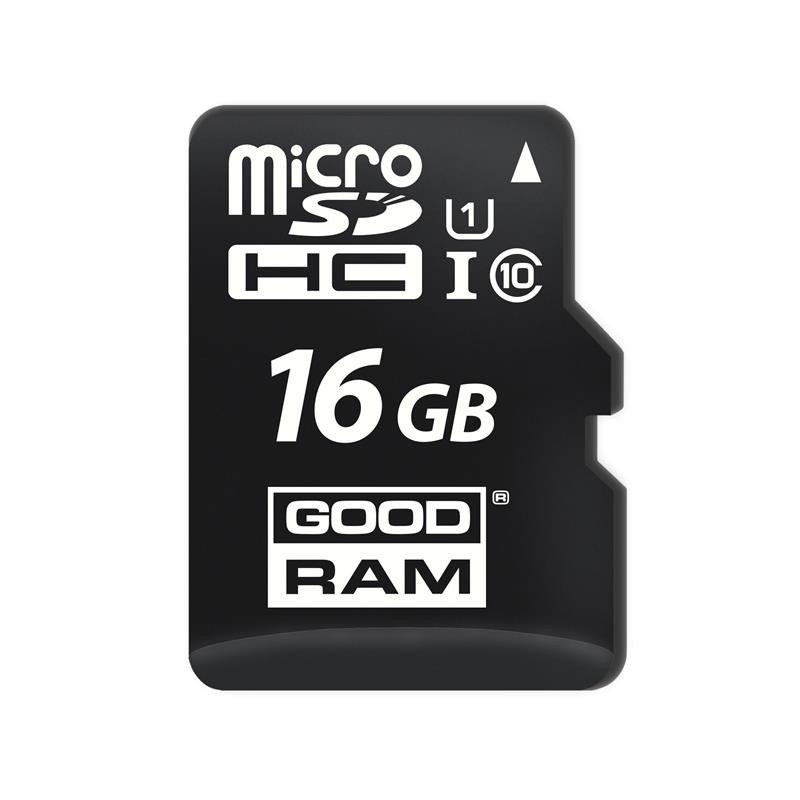 MEMORIA MICRO SD 16GB GOODRAM C10 + ADAPTADOR SD